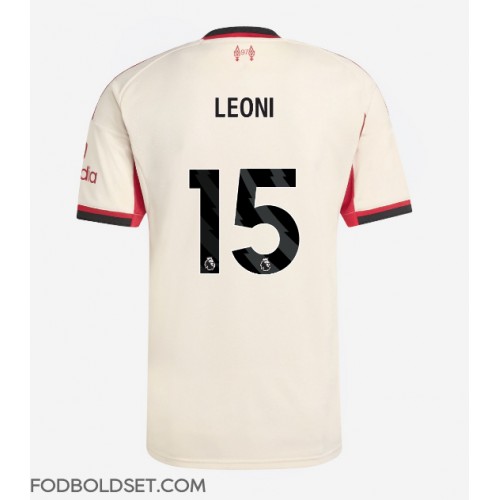 Liverpool Giovanni Leoni #15 Udebanetrøje 2025-26 Kortærmet